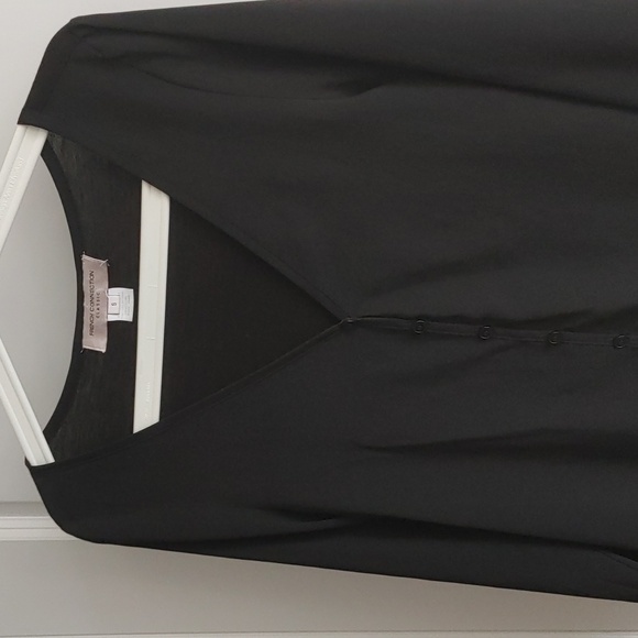 French Connection US S Black Button Down Blouse - Picture 3 of 10